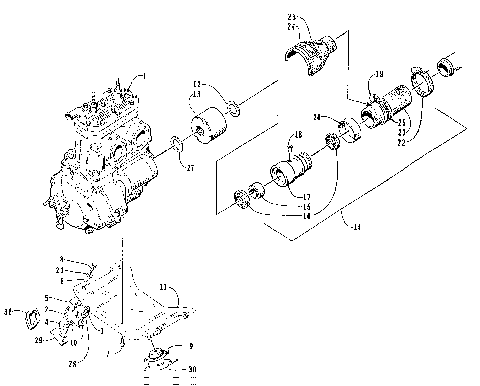 ENGINE AND RELATED ASSEMBLY [73271]