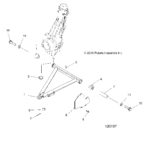 SUSPENSION, A-ARM and STRUT MOUNTING - A17DAA57F5 (100197)