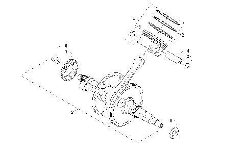 CRANKSHAFT AND PISTON ASSEMBLY [90315]