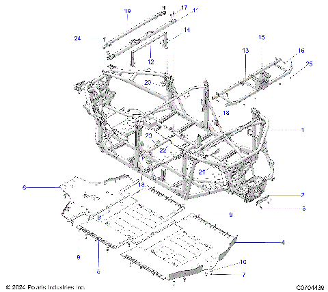 CHASSIS, MAIN FRAME AND SKID PLATES