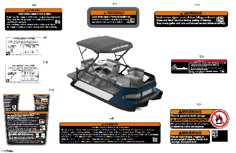 03- DECALS - Warning Decals - 18ft - North America