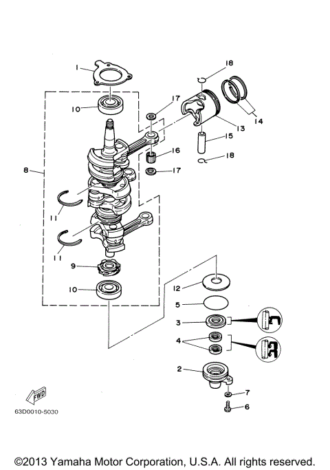 CRANKSHAFT PISTON