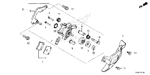 PARKING BRAKE CALIPER