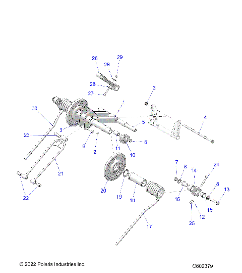 SUSPENSION, TORQUE ARM, REAR - S24CBU5TSL (C602379)