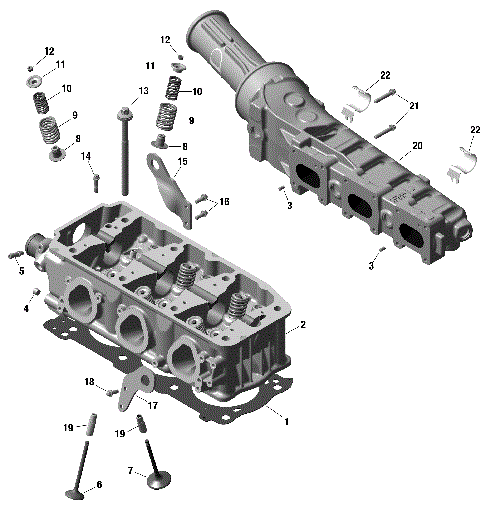 01- ROTAX - Cylinder Head