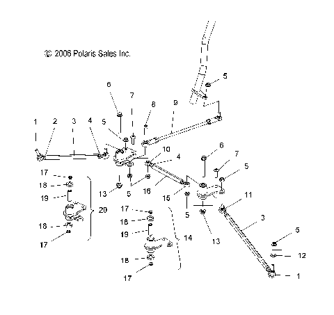 STEERING, LOWER - S07PS6FS/FSA (49SNOWSTEERING600SWTCH)