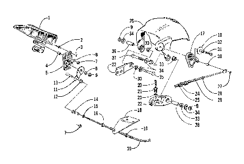 REVERSE DEFLECTOR AND LEVER ASSEMBLY [54149]