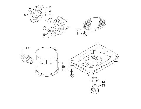 OIL FILTER/PUMP ASSEMBLY [85830]