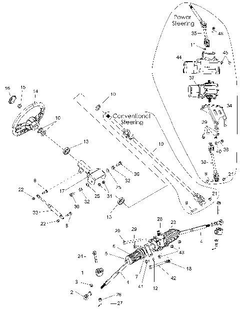 STEERING, STEERING ASM. - Z18VHA57B2 (701273)