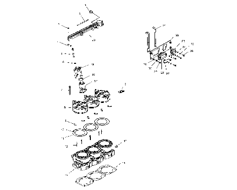MANIFOLD/IGNITION - W035303CA/CB/IA/IB (4981068106B13)