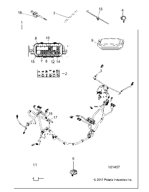 ELECTRICAL, WIRE HARNESS - A19DAE57D5 (101457)