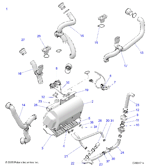 BODY, HEATER - D26P4ED4B4/VD4B4 (C2891714)