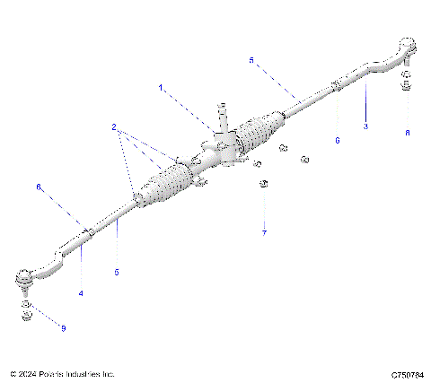 STEERING, GEAR BOX - Z25X4B92AP/BP (C750764)