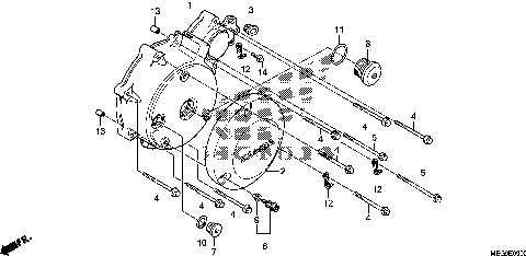 LEFT CRANKCASE COVER