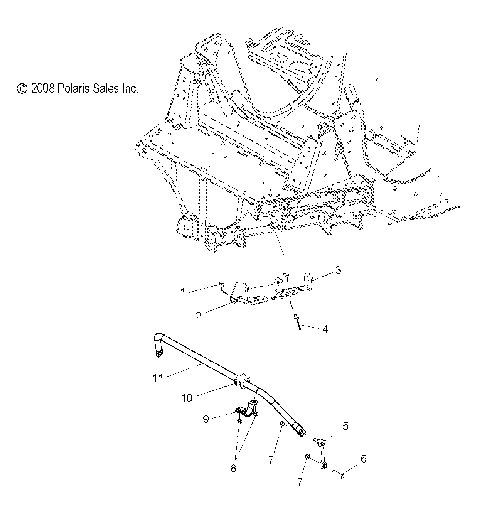 SUSPENSION, SWAY BAR - S09MX6FE (49SNOWSWAYBAR09600RR)