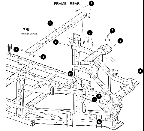 FRAME - REAR [302470]