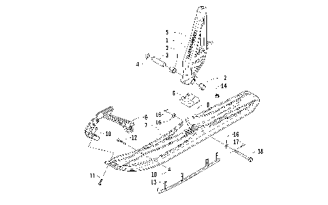 SKI AND SPINDLE ASSEMBLY [98959]