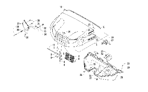 HOOD AND HEADLIGHT ASSEMBLY [97476]
