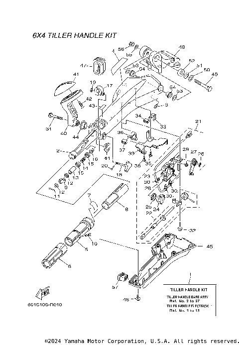 TILLER HANDLE BASE ASSEMBLY