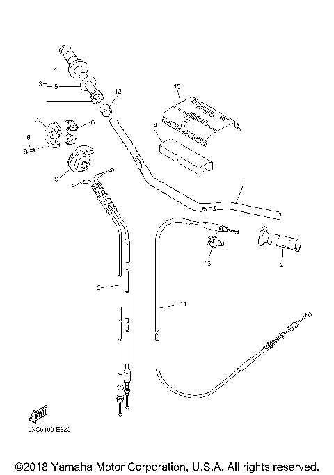 STEERING HANDLE CABLE