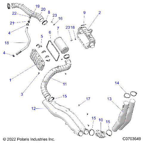 ENGINE, AIR INTAKE SYSTEM - R22RRJ99A9/B9 (C0703649)