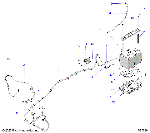 ELECTRICAL, BATTERY AND CABLES - Z25RRL2KAL (C77026)