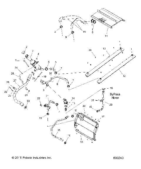 ENGINE, COOLING SYSTEM - S17DCL6PSA/PEL (600243)
