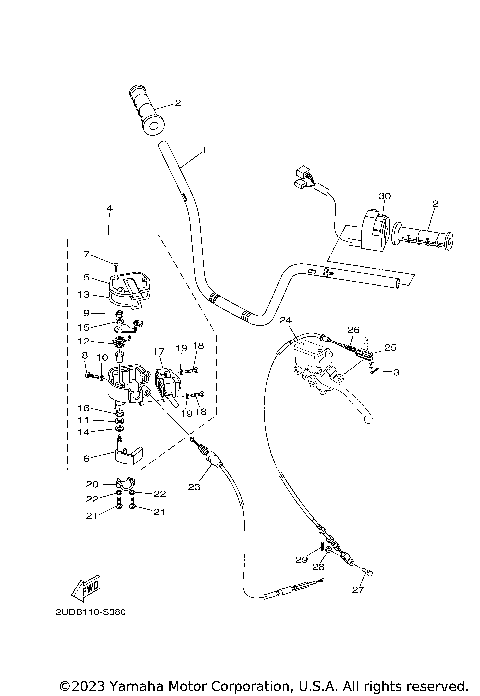 STEERING HANDLE & CABLE
