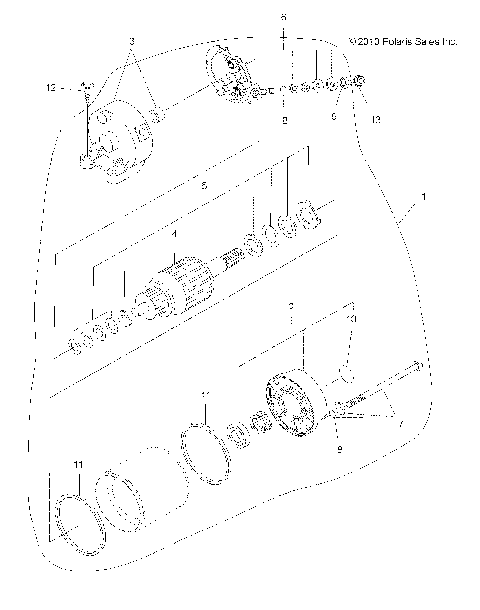 ENGINE, STARTING SYSTEM - A14TN55FA (49ATVSTARTER11SPXP550)