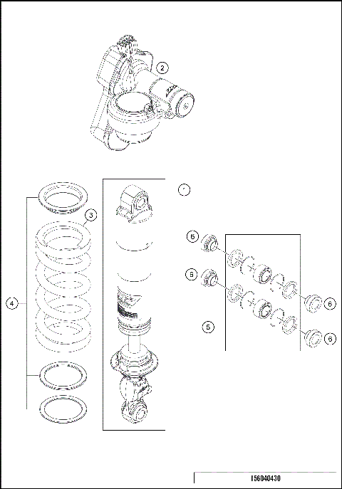 SHOCK ABSORBER DISASSEMBLED