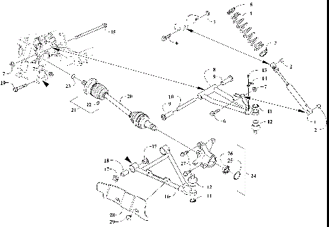 FRONT SUSPENSION ASSEMBLY [303224]