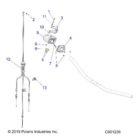 ENGINE, THROTTLE CONTROL ASM. - S21CBU5BSL (C601236)