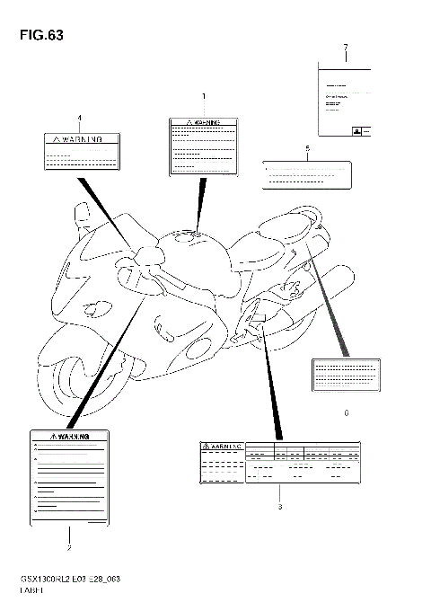 LABEL (GSX1300R L2 E03)
