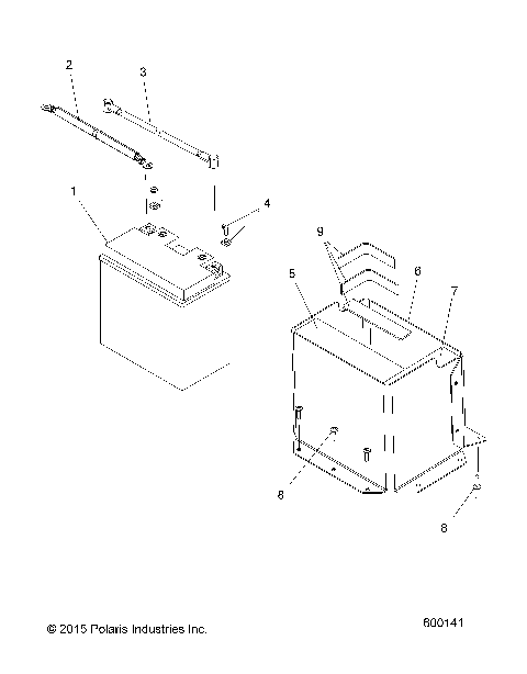 ELECTRICAL, BATTERY - S19SJA5BSL/BEL W/ELEC. START (600141)
