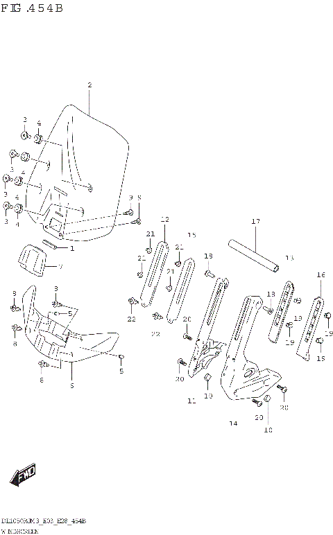 WINDSCREEN (DL1050RJ)