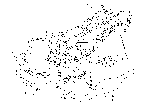 FRAME AND RELATED PARTS [96262]