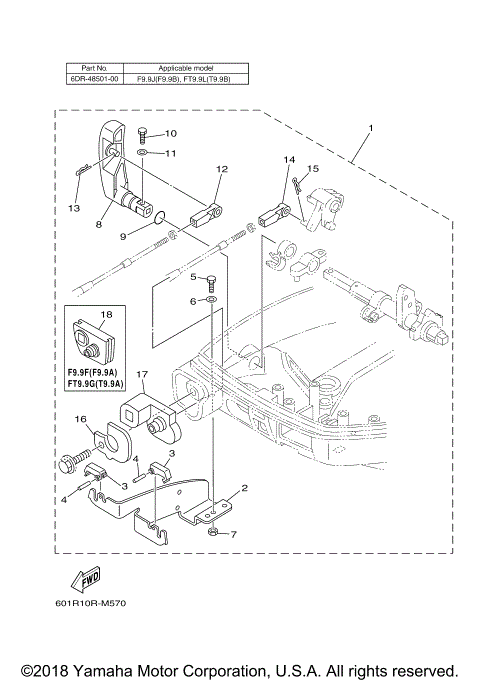 REMOTE CONTROL ATTACH F9.9 T9.9