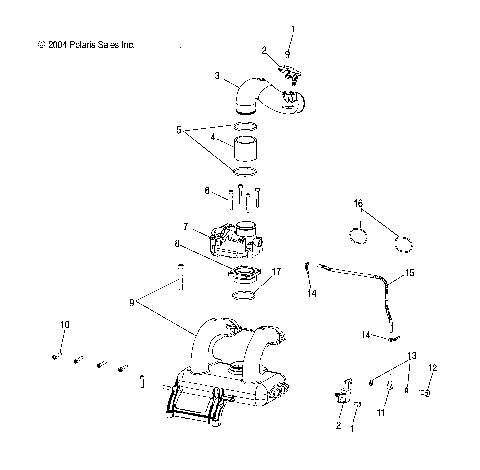 INTAKE and THROTTLE BODY - W045304CA/IA/CB/IB/CC/IC (4990559055D04)