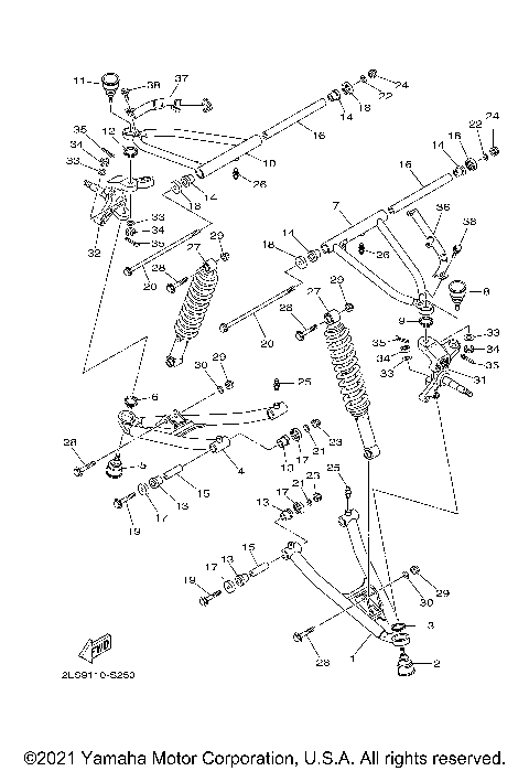 FRONT SUSPENSION WHEEL