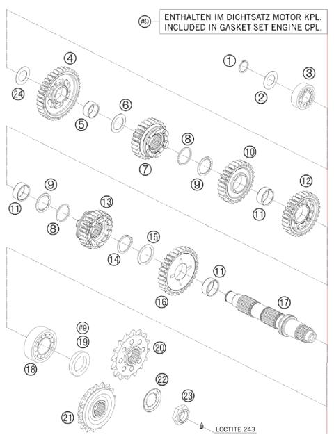 TRANSMISSION II - COUNTERSHAFT     