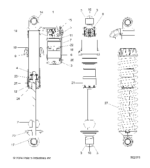 SUSPENSION, SHOCKS, IFS - S25AJT6REL (602075)