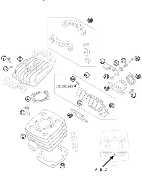 CYLINDER, CYLINDER HEAD            