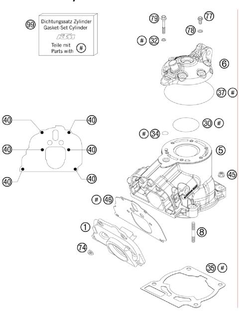 CYLINDER, CYLINDER HEAD            