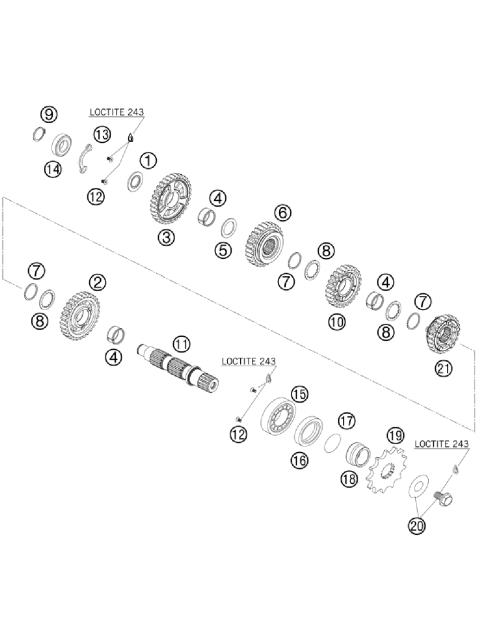 TRANSMISSION II - COUNTERSHAFT     