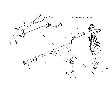 A-ARM/STRUT MOUNTING - C11RB63AA/AB (4985628562B06)