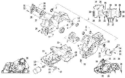 CRANKCASE ASSEMBLY [97410]