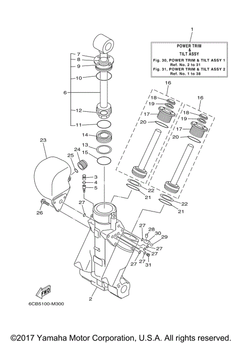 POWER TRIM TILT ASSY 1