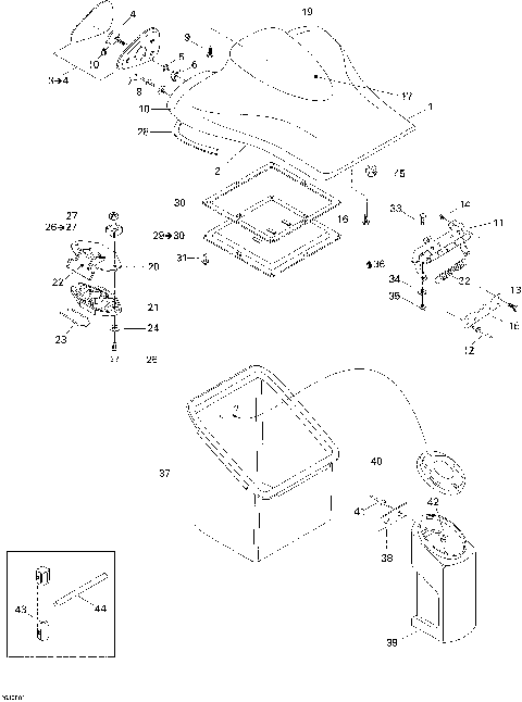 09- Front Storage Compartment