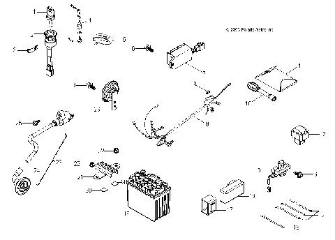 ELECTRICAL PARTS - A07KA05CA/CB/CD (49ATVELECT07PRED50)