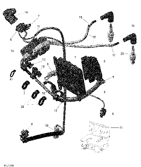 10- Engine Harness And Electronic Module